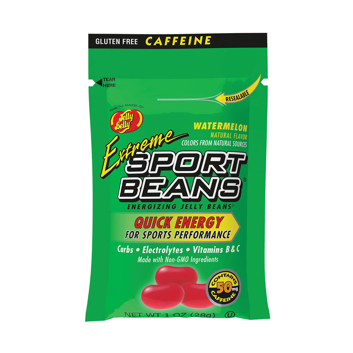 Extreme Sport Beans® Jelly Beans With Caffeine - Watermelon