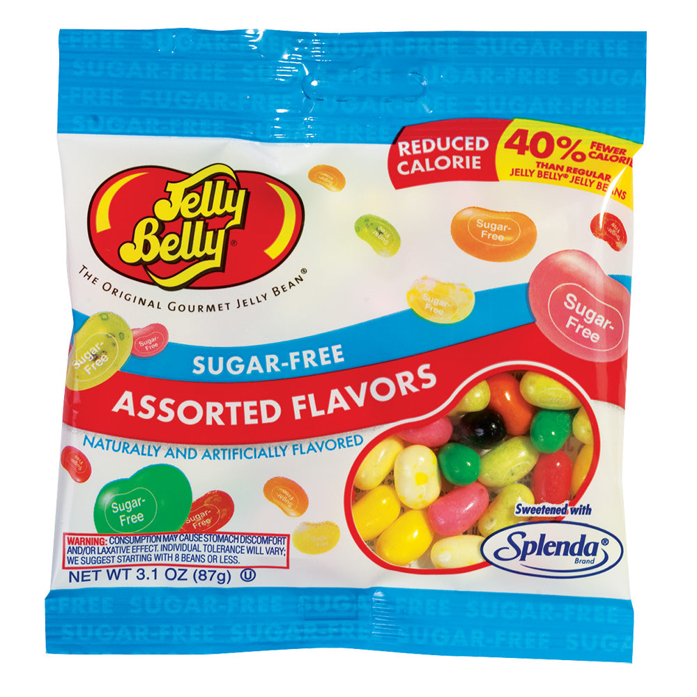 Sugar Free Assorted Jelly Beans 3.1 Oz Peg Bag – Snack Attack