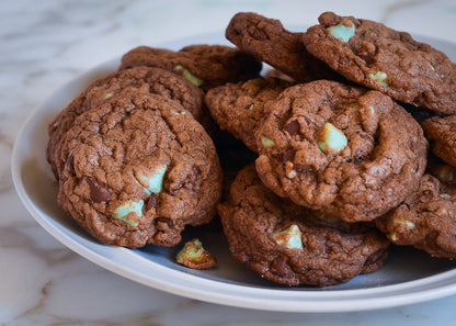 Dark Chocolate Mint Cookie Bites